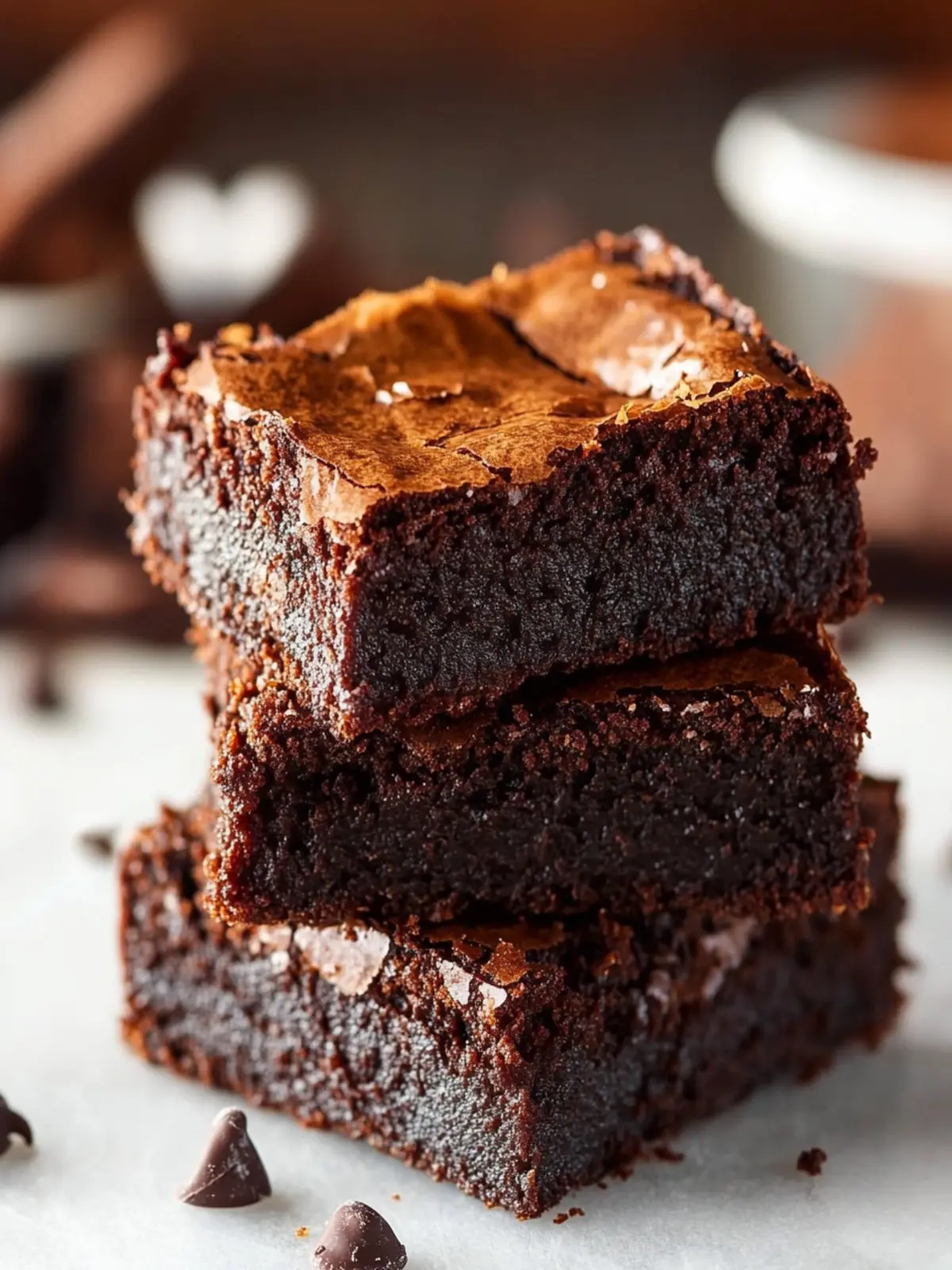Ultimative fudgy Schokoladen-Brownies