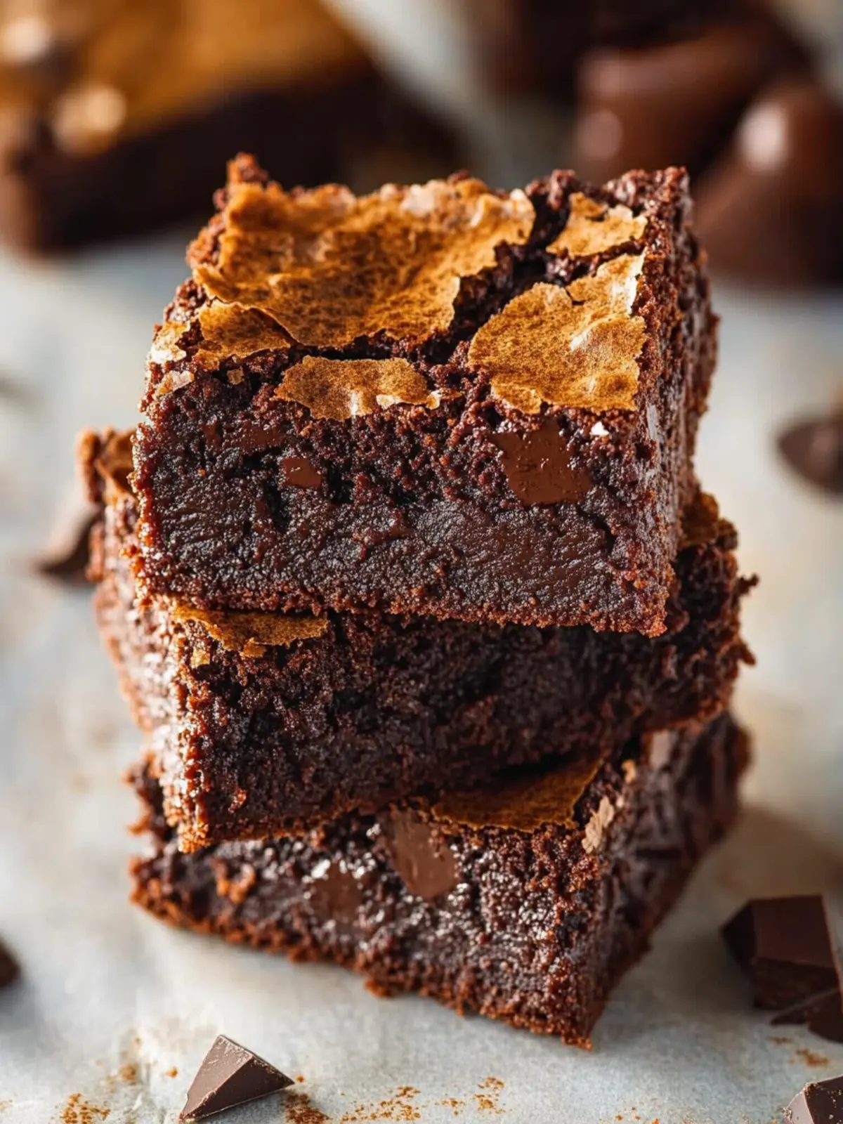 Ultimative fudgy Schokoladen-Brownies