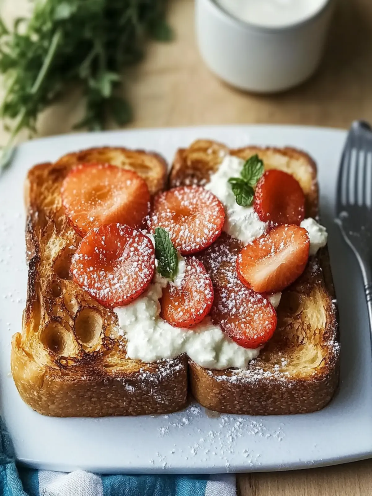 Kürbis Französischer Toast Auflauf