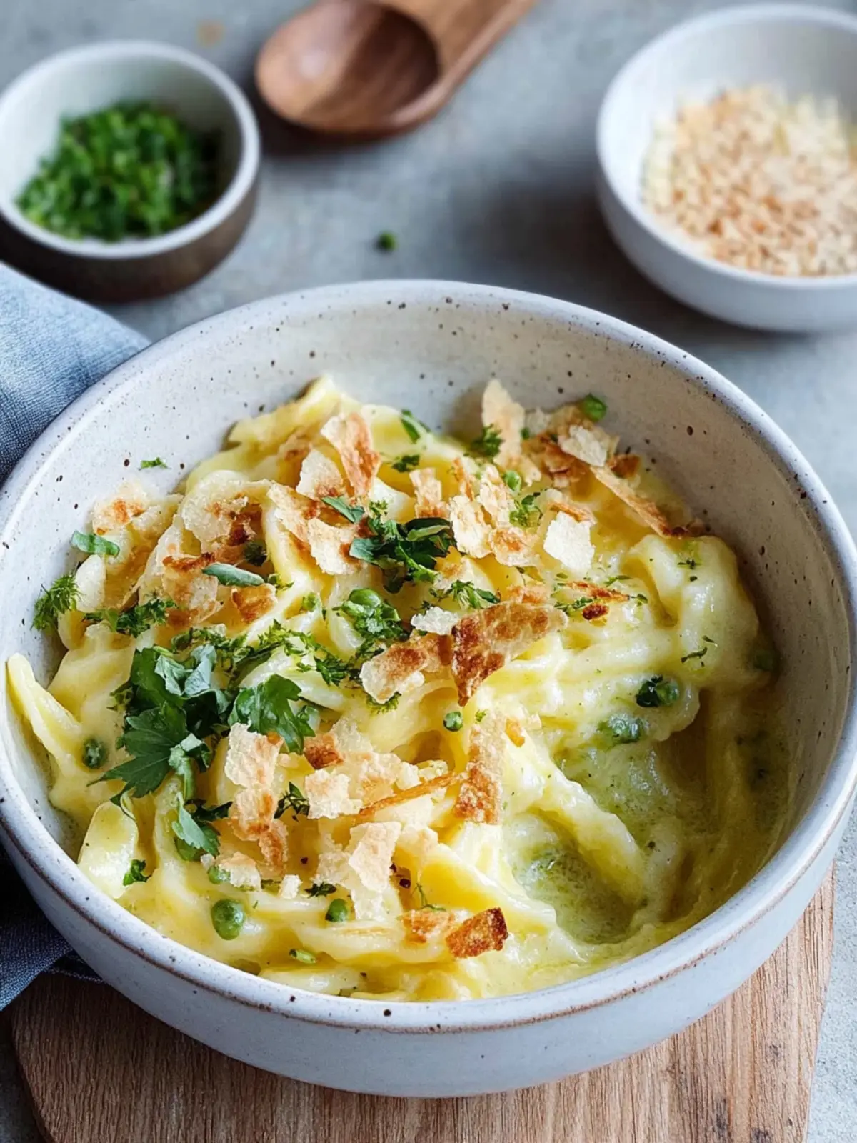 Spätzle casserole with cabbage