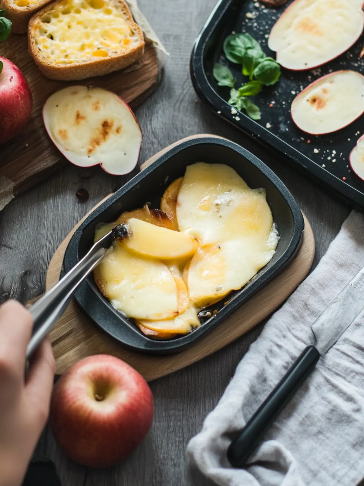 Süßes Raclette