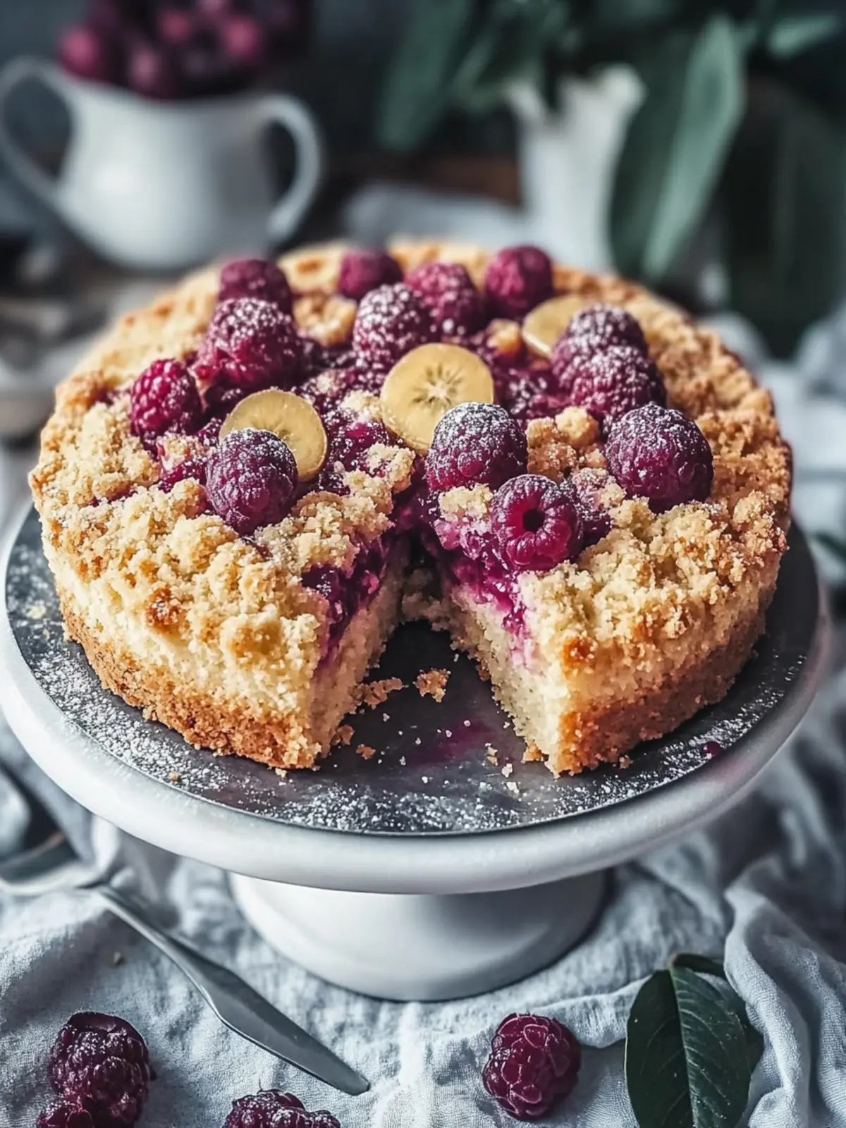 Pflaumenkuchen Teig Streusel