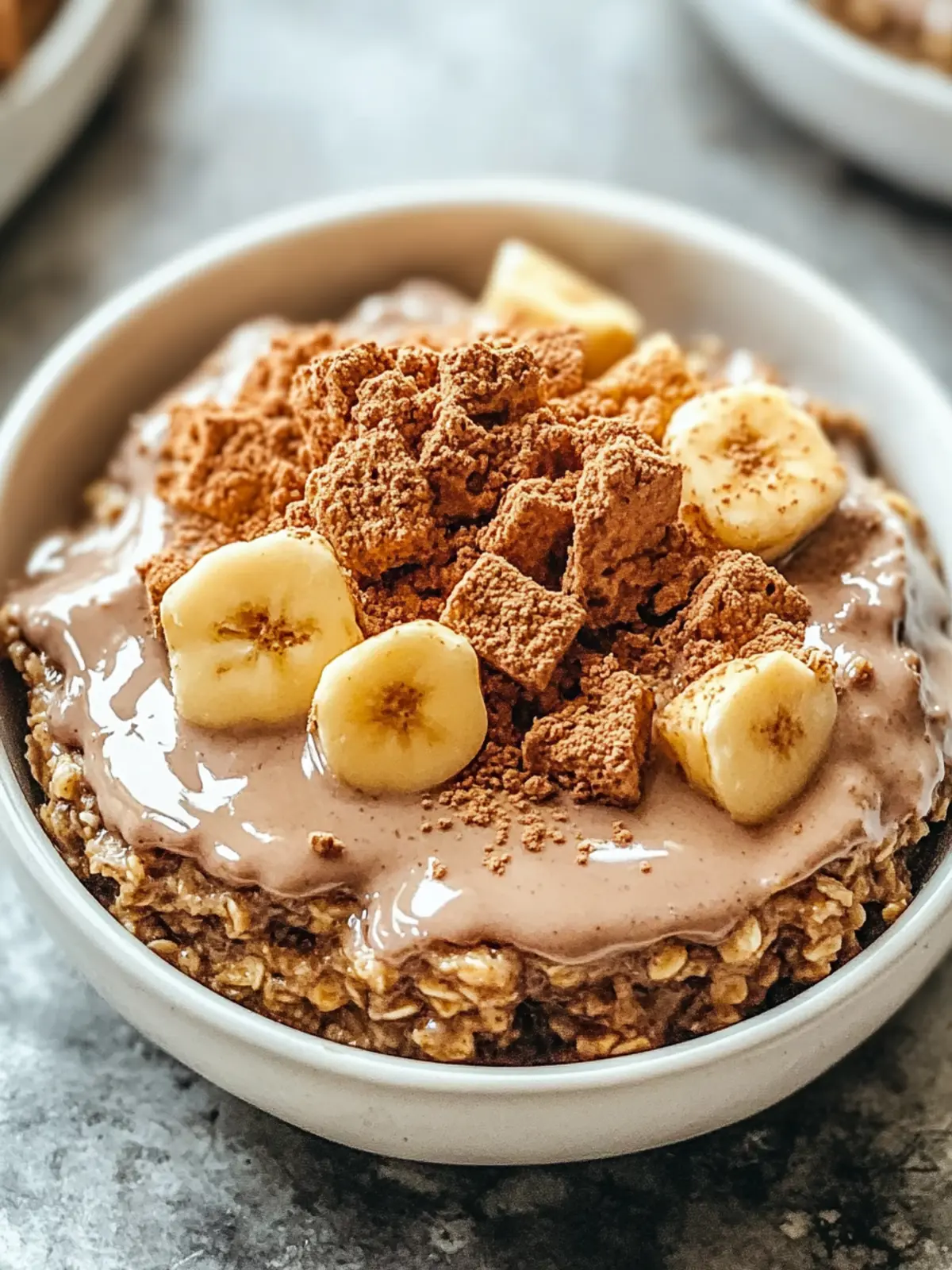 Biscoff gebackene Haferflocken für den perfekten Morgen