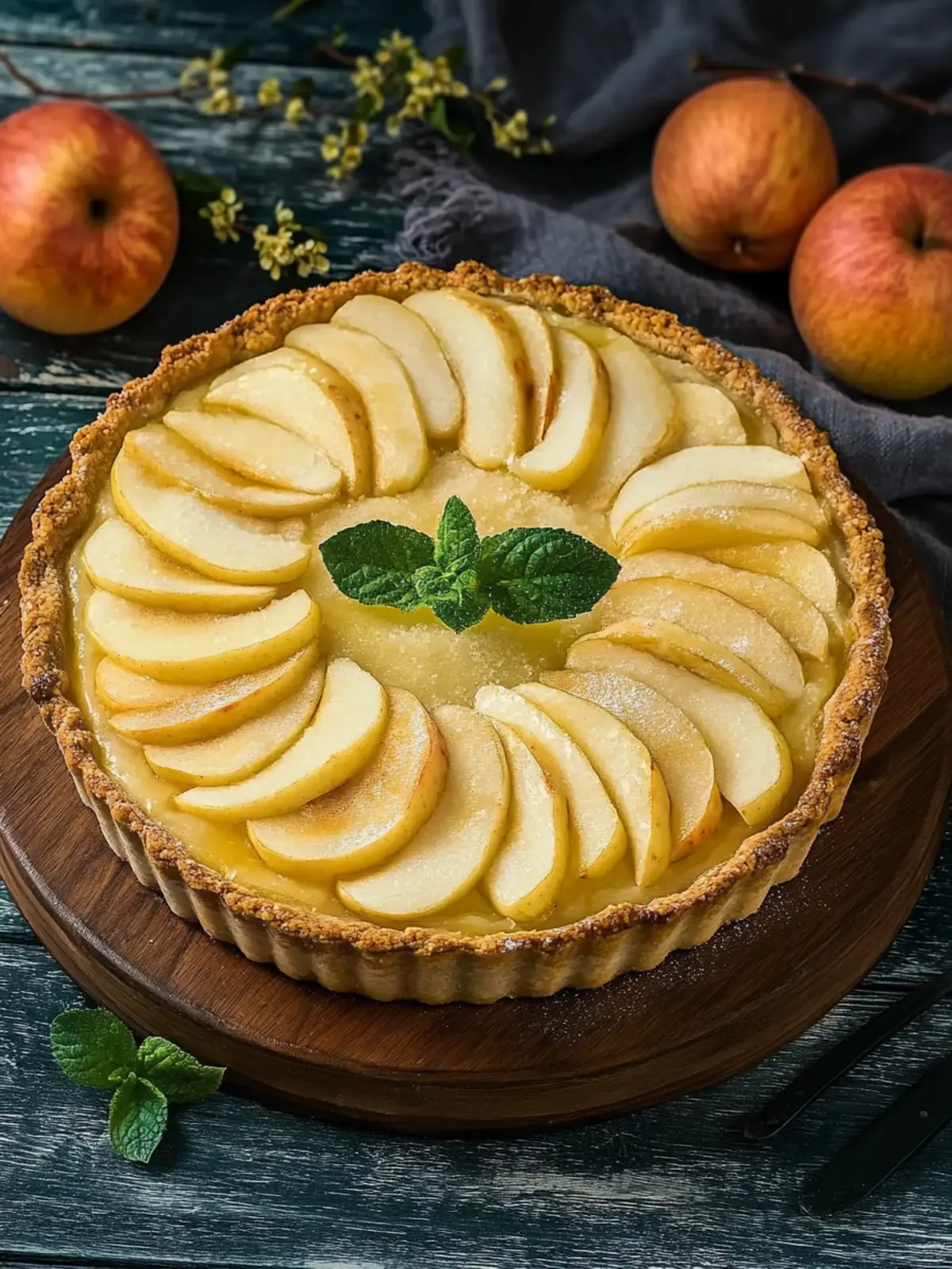 Apfel-Quark-Kuchen
