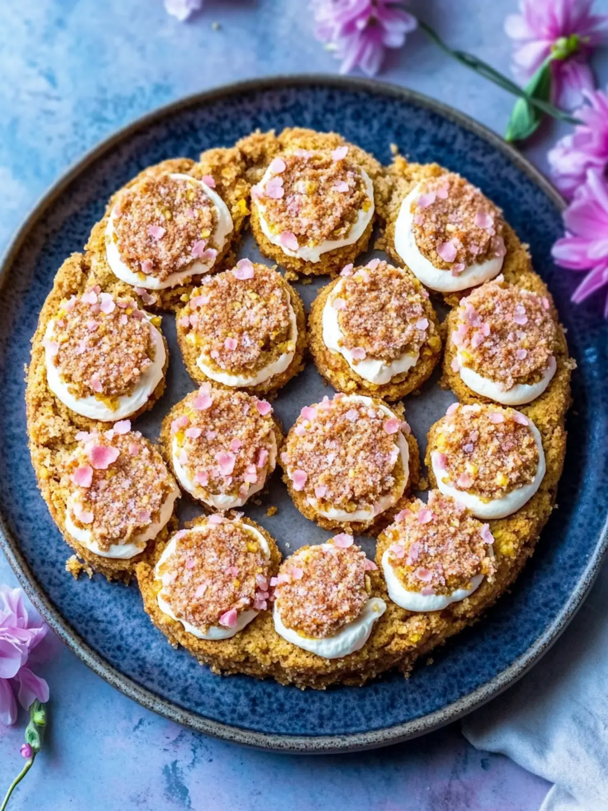 Osterkekse mit Haferflocken und Karotten