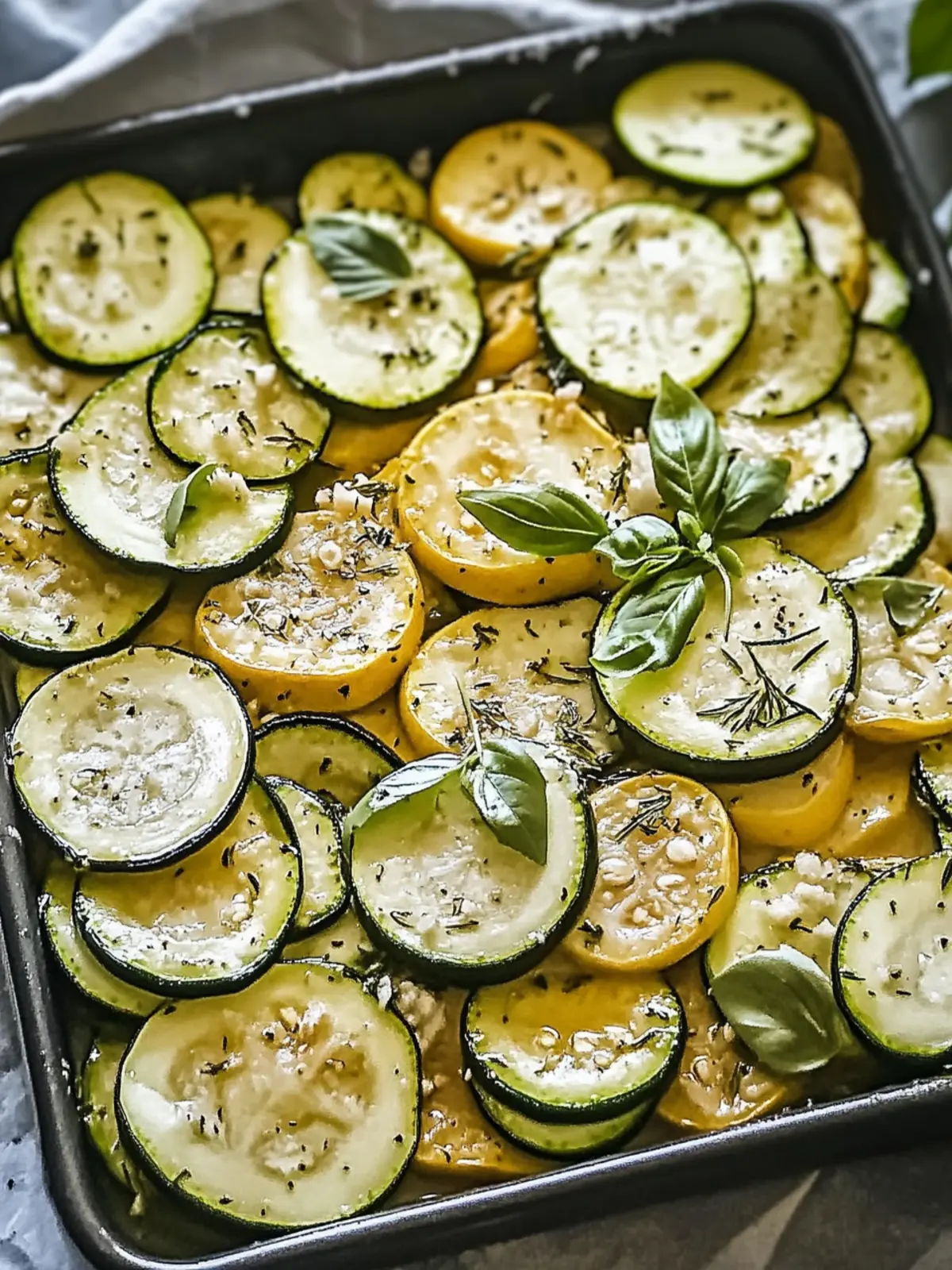 Mediterraner Hähnchen Zucchini Auflauf leicht