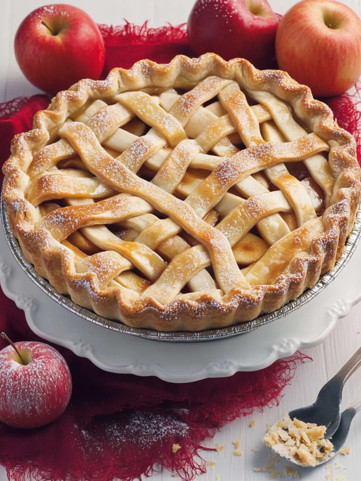 Apfelkuchen mit Karamell