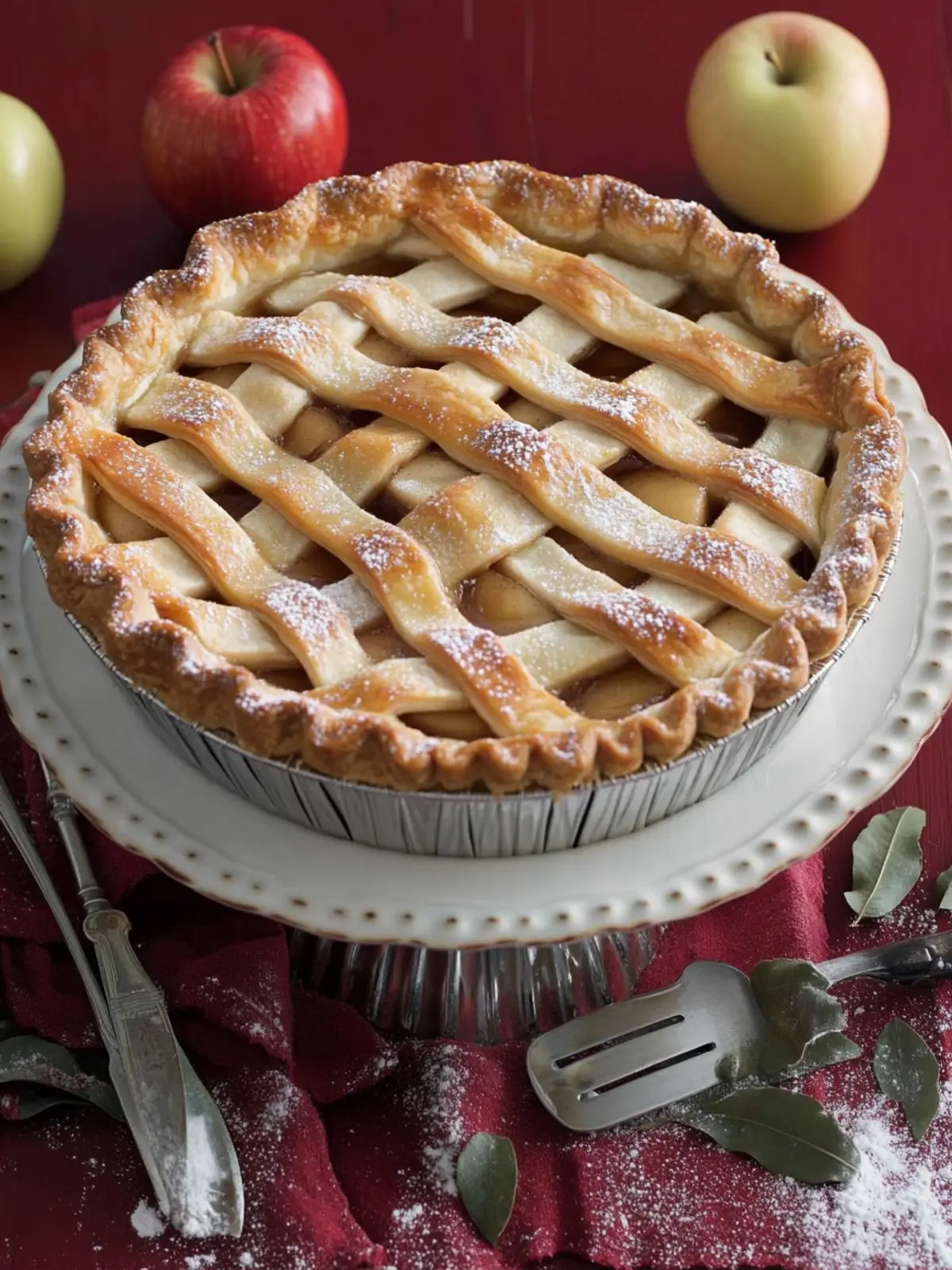 Apfelkuchen mit Karamell