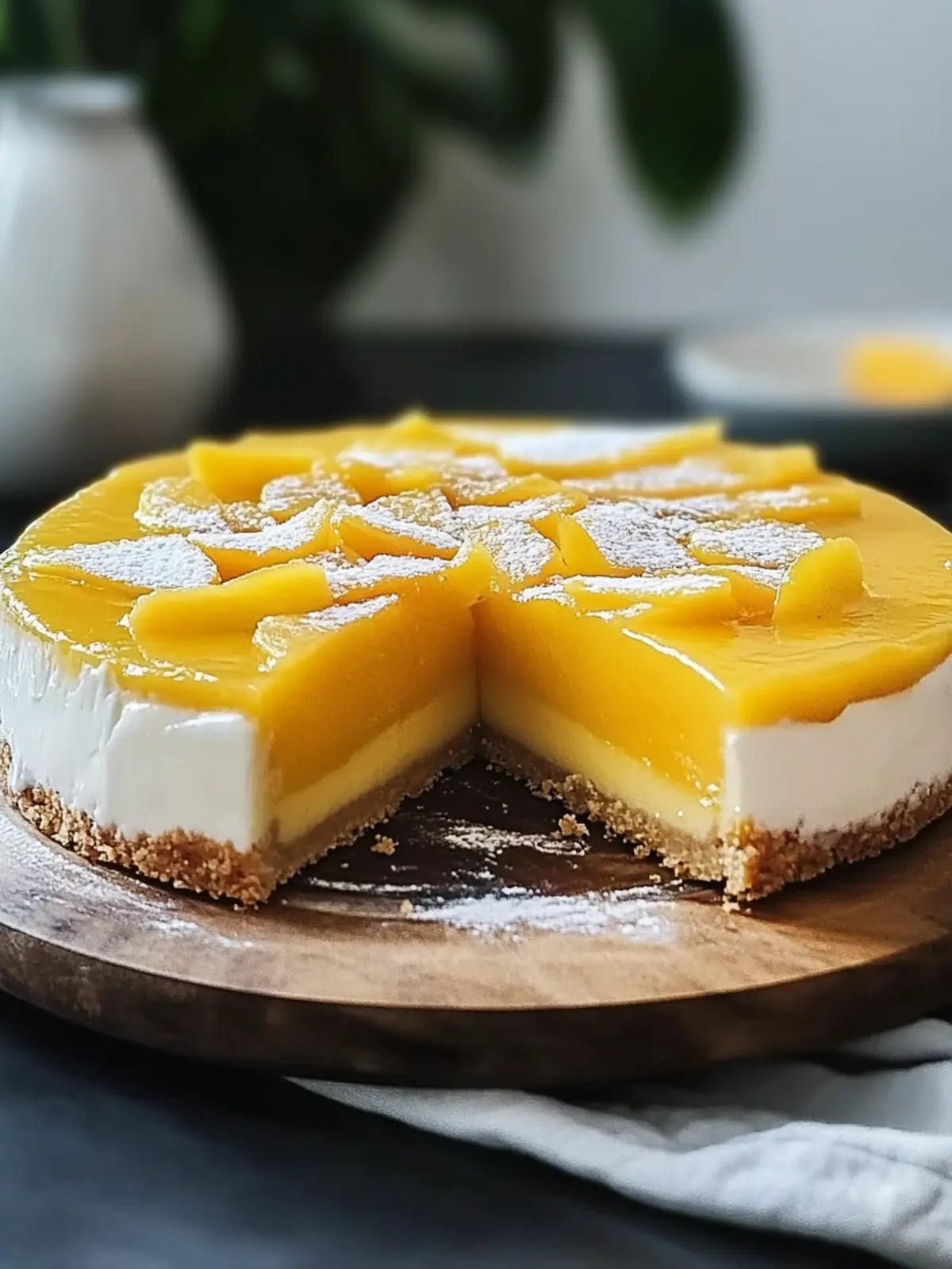 Tropical Mango Cheesecake