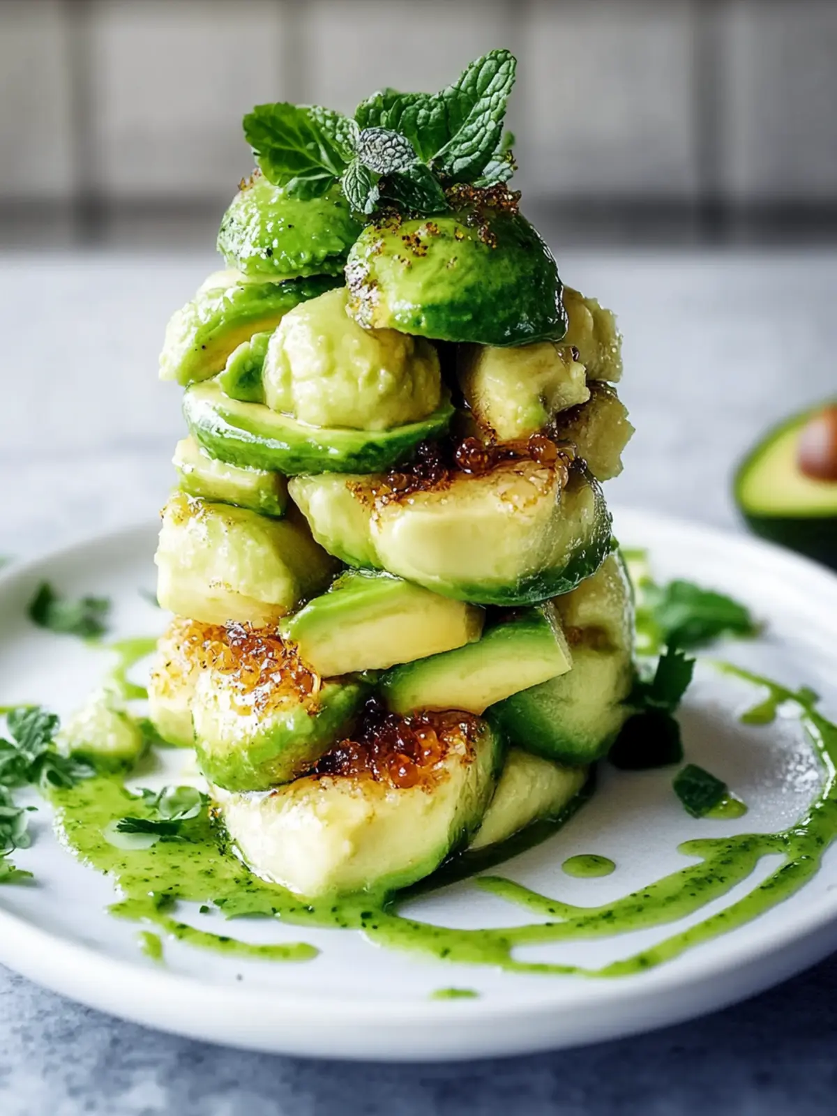 Delicious Honey-Lime Chicken-Avocado Rice Tower