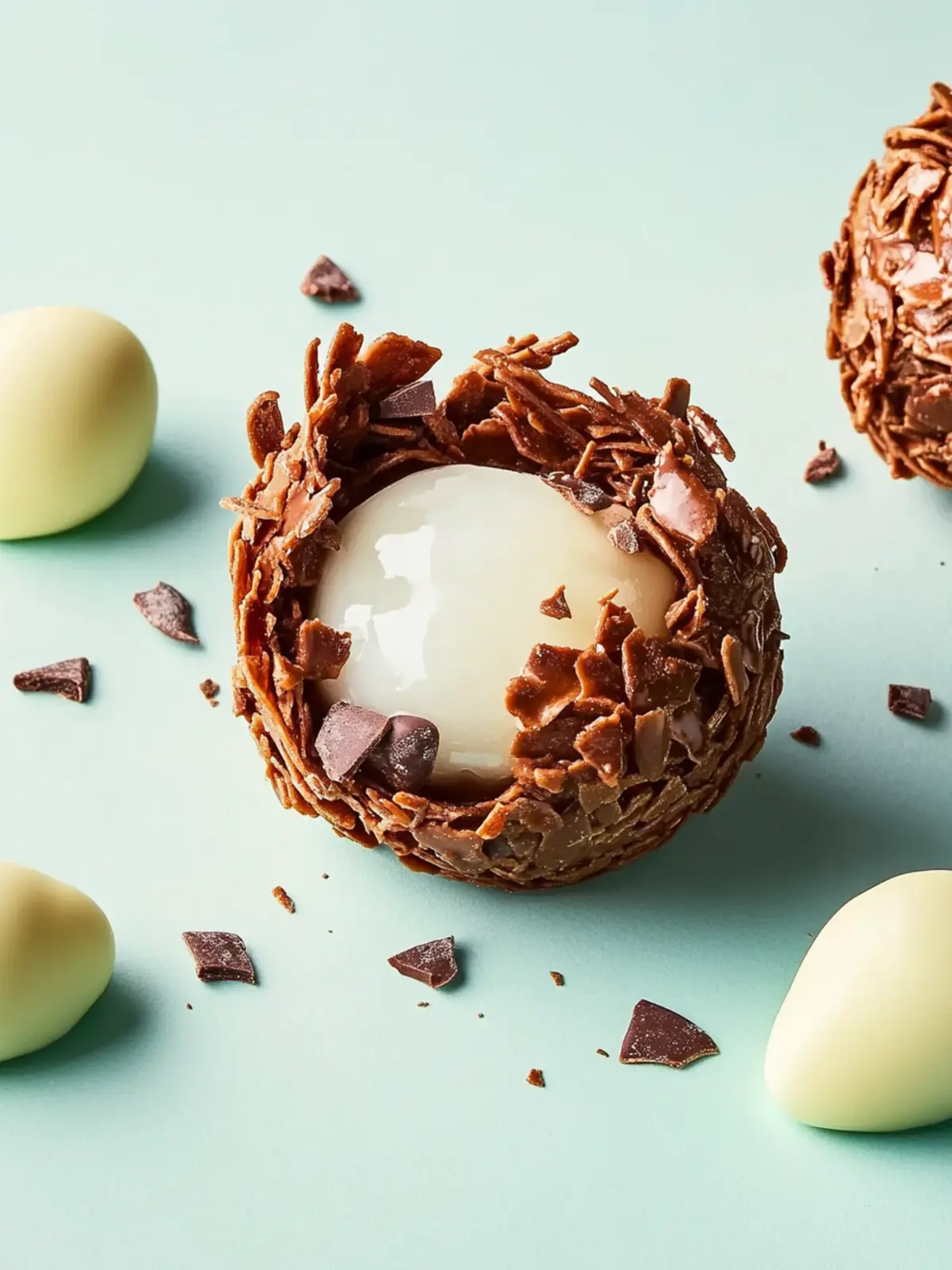 Schokoladen-Ostereiernester