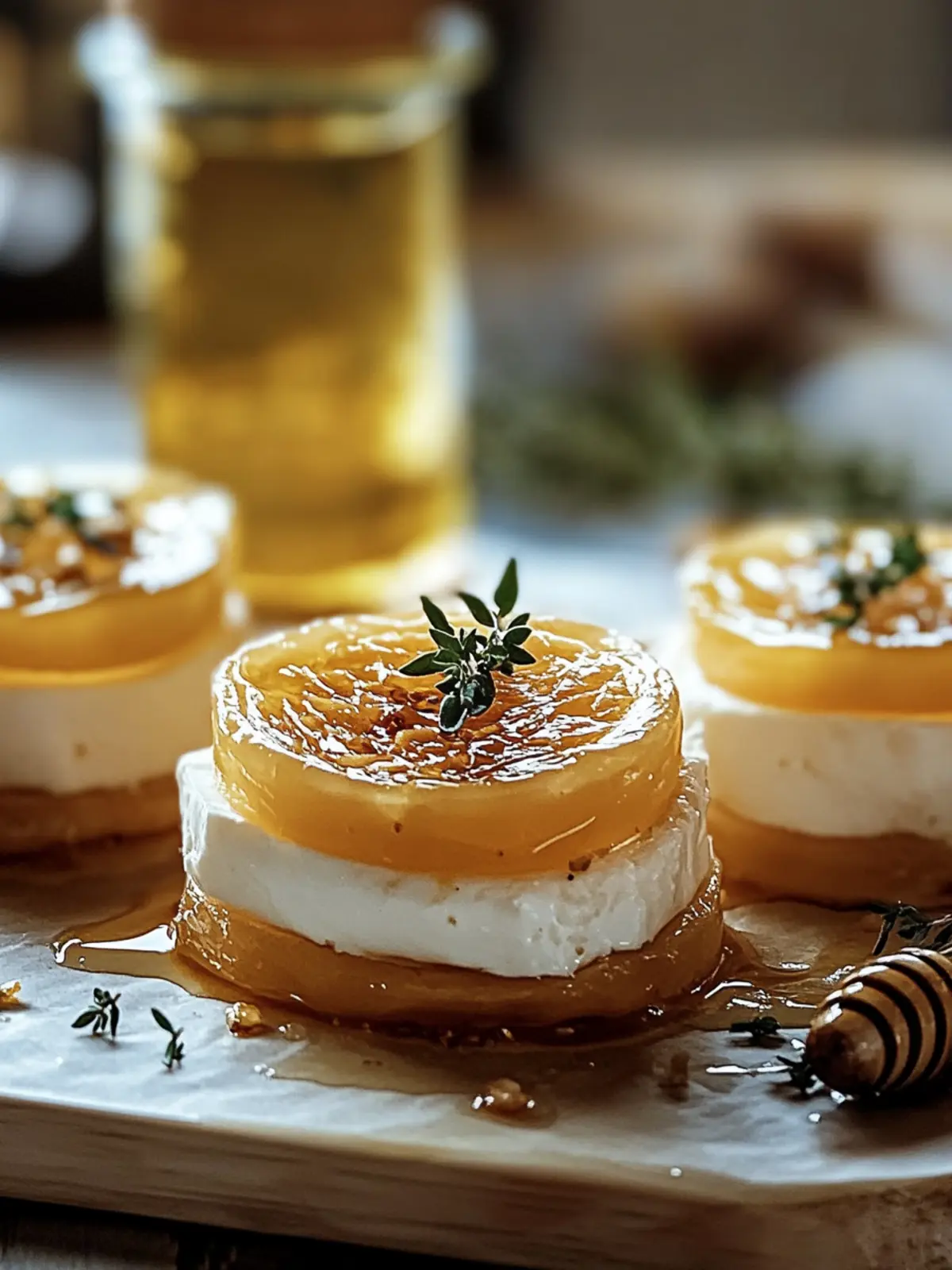 Ziegenkäse und Honig Häppchen für jeden Anlass