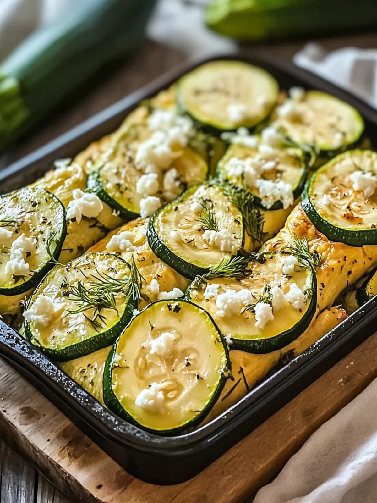 Mediterraner Hähnchen Zucchini Auflauf leicht
