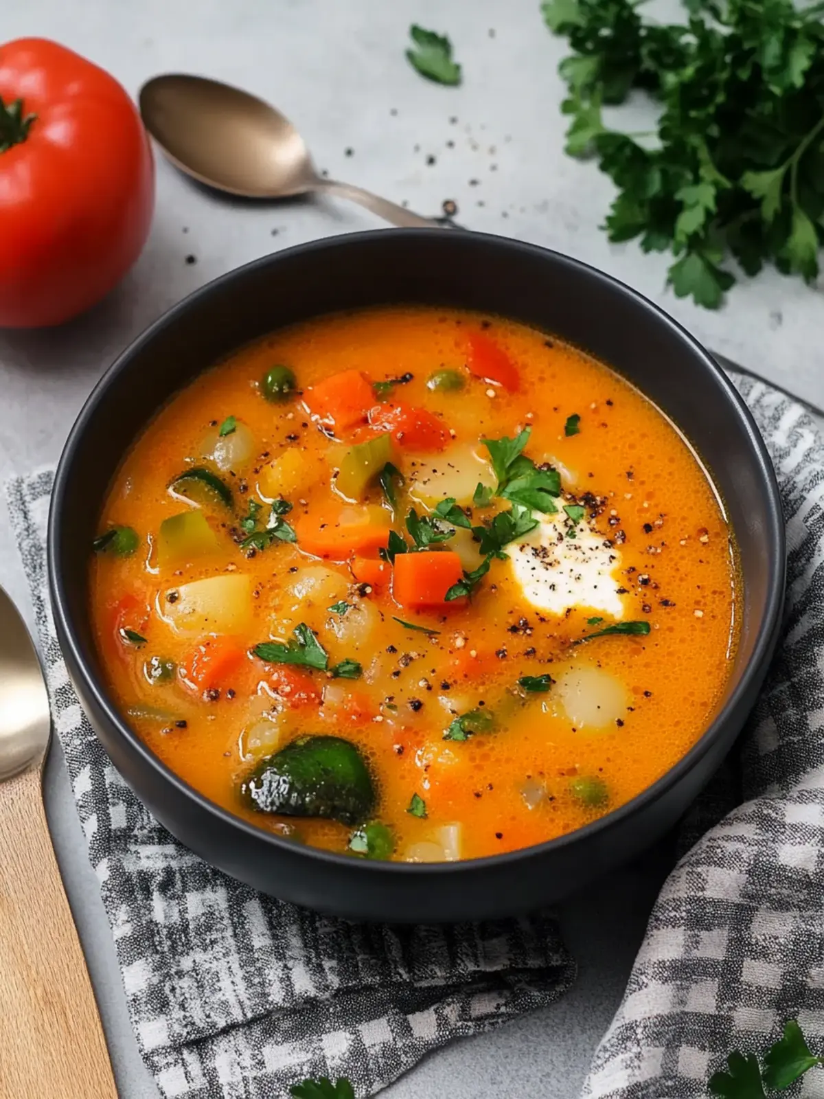 Vegetarische Gulaschsuppe
