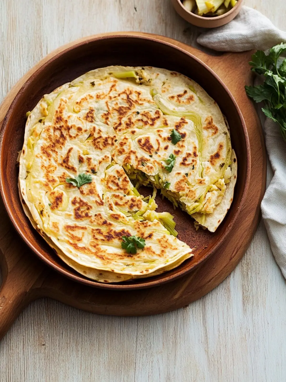 Kohlrabi-Tortilla