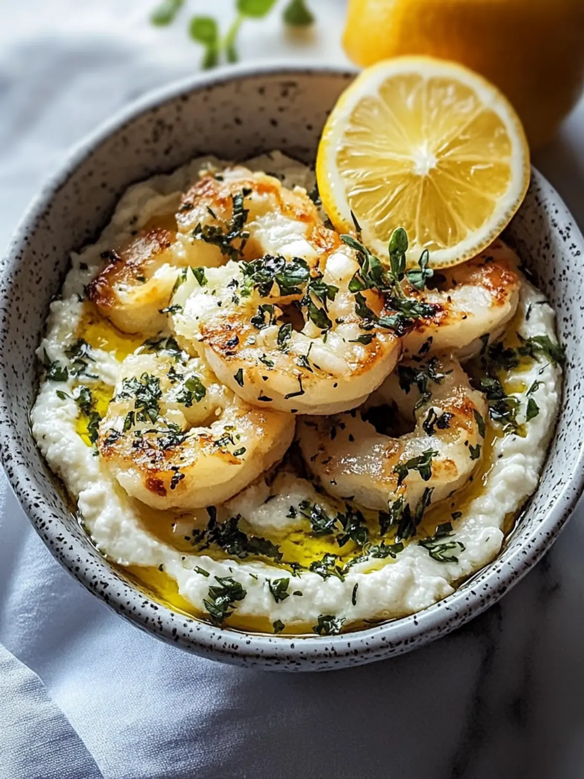 Garnelen Knoblauchbutter Reis