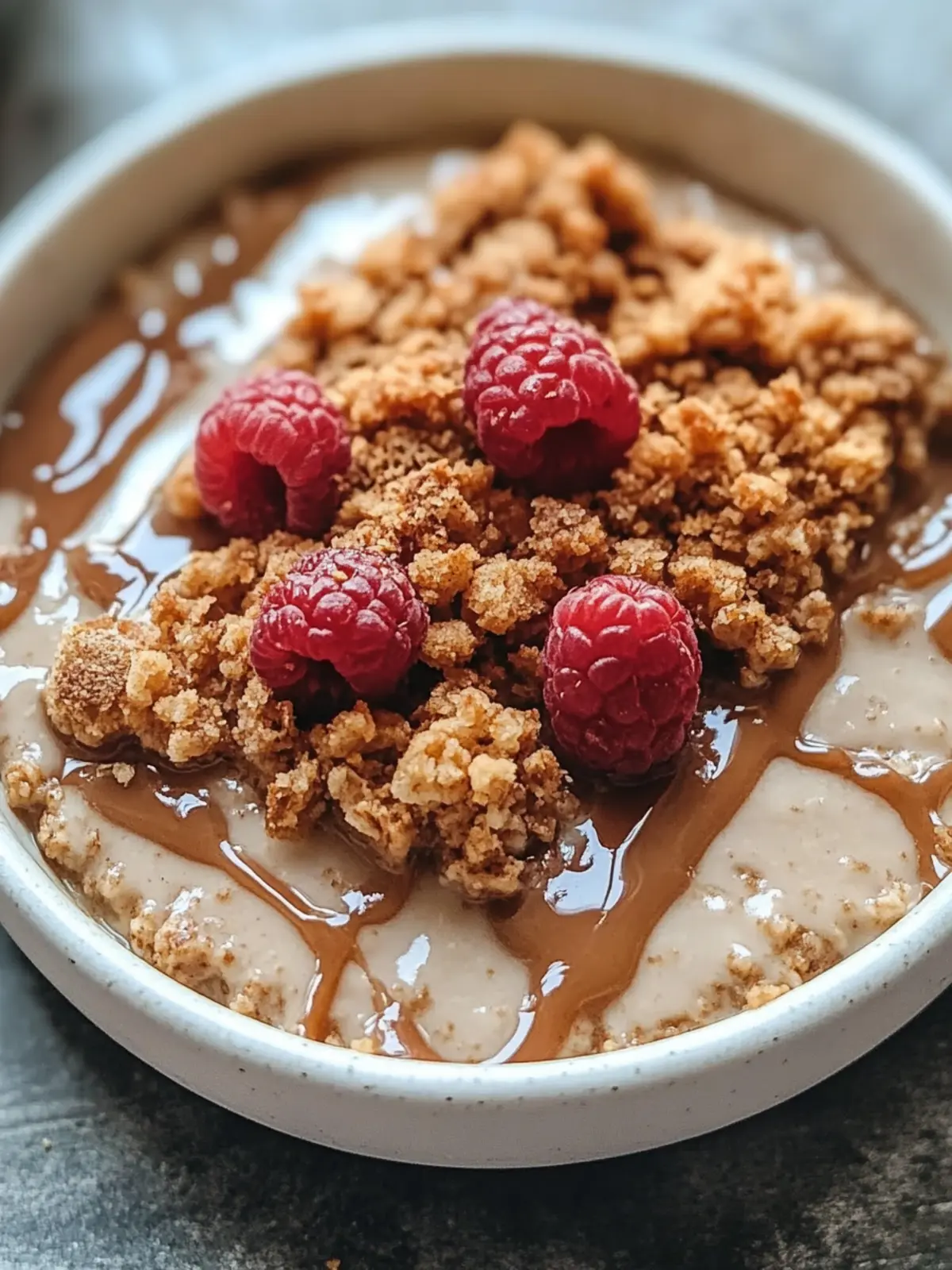 Biscoff gebackene Haferflocken für den perfekten Morgen
