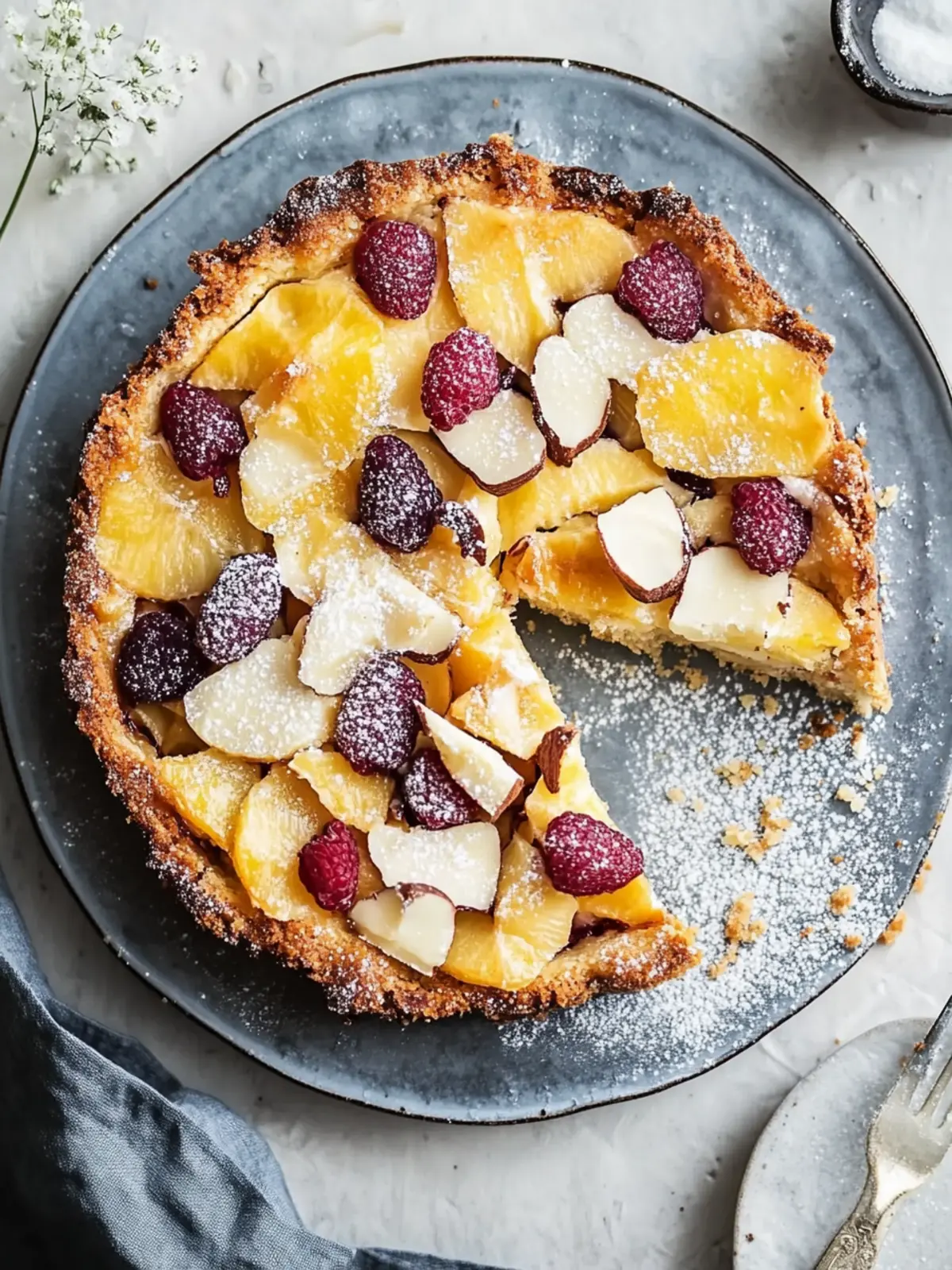 Zwetschgenkuchen mit Mandelkruste