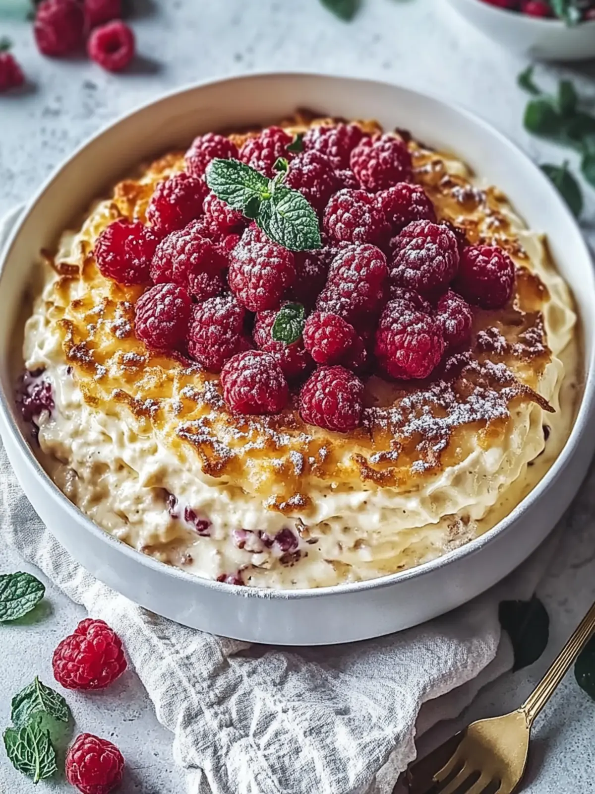 Dump & Bake Cremiger Reis & Hähnchen