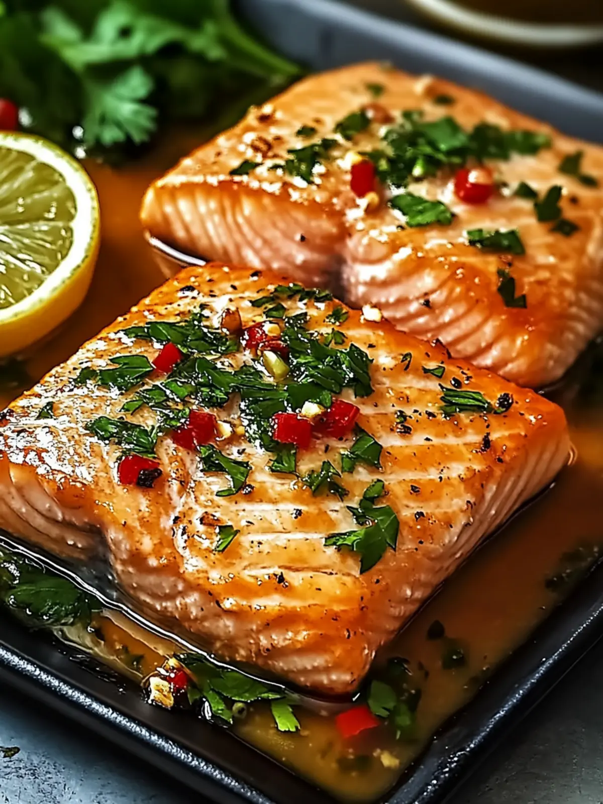 Texas Roadhouse Stil Gebackener Lachs für Zuhause