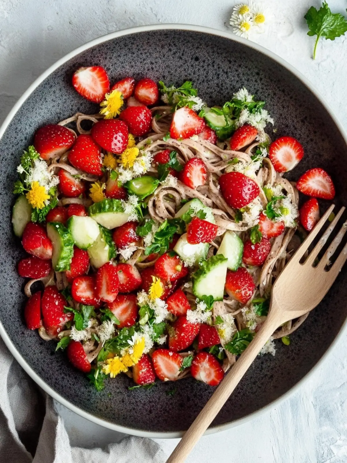 Sobanudeln mit Röstgemüse