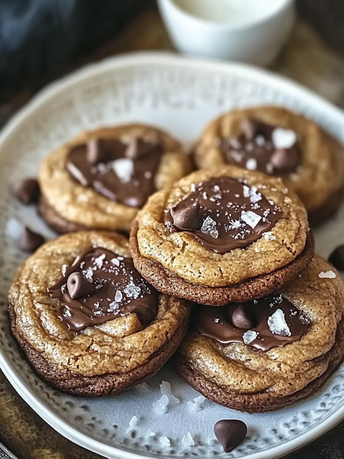 Schokoladenkekse mit brauner Butter