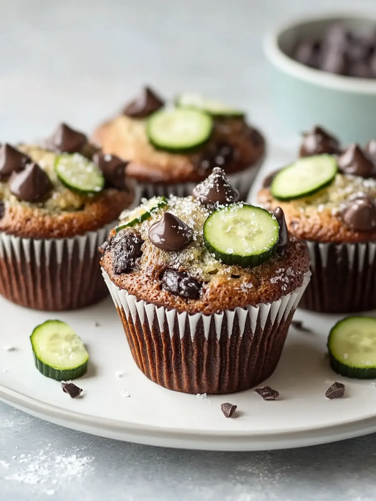 Schokoladen-Zucchini-Muffins
