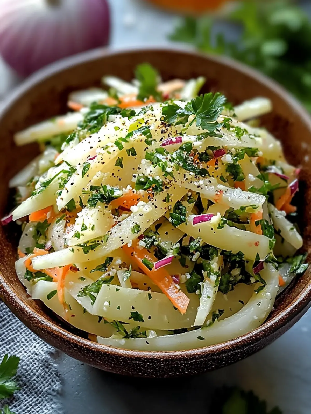 Kohlrabi Salat