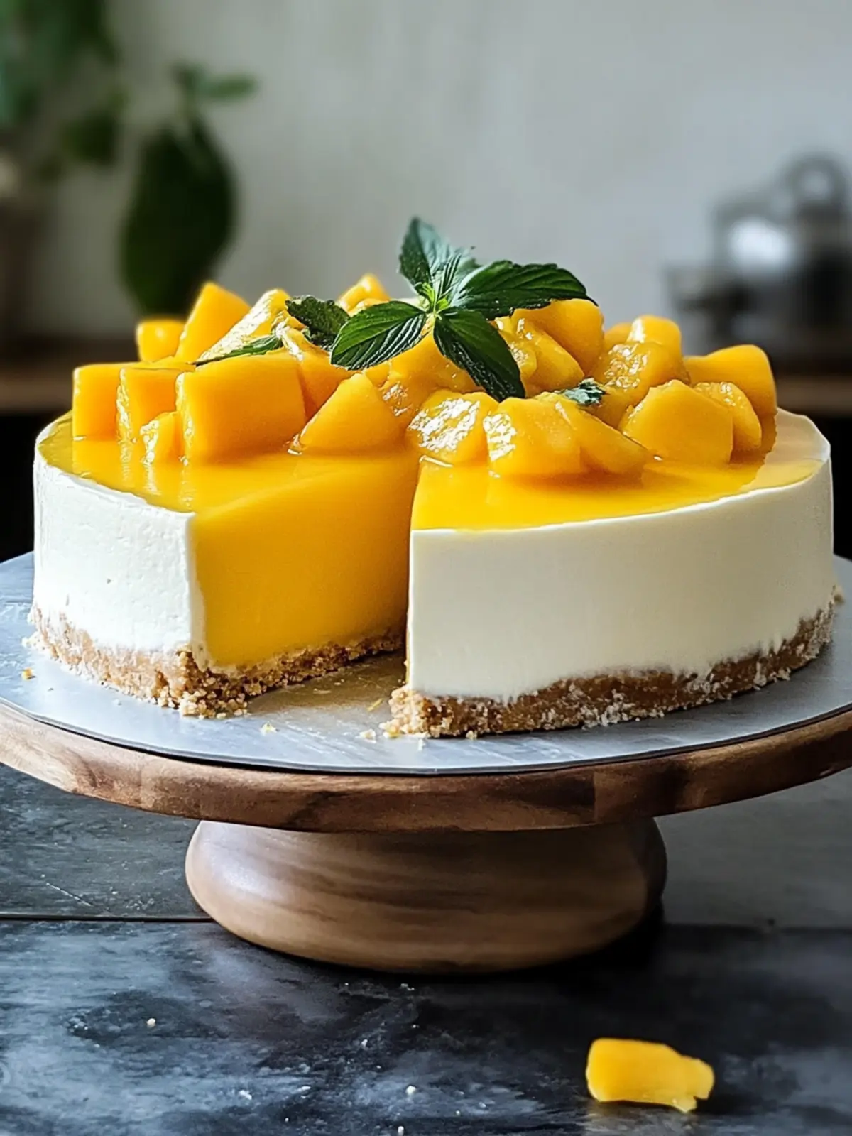 Tropical Mango Cheesecake