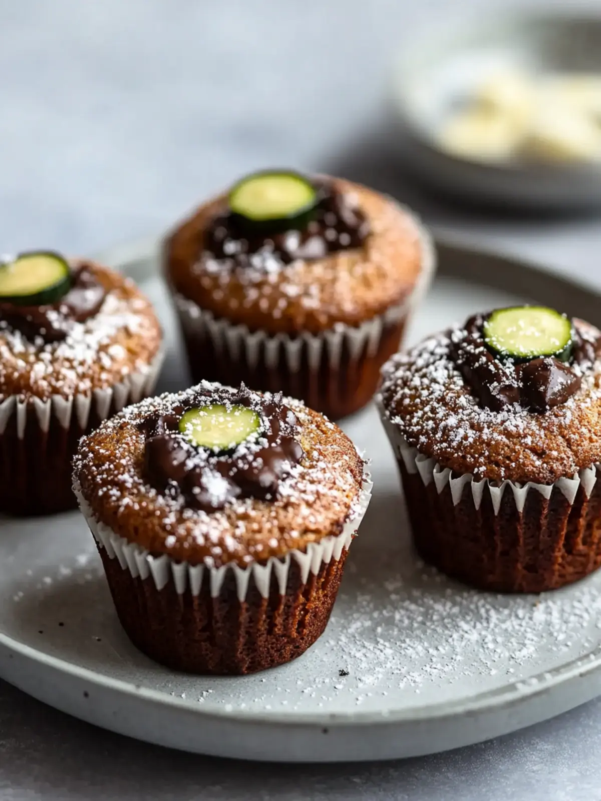 Schokoladen-Zucchini-Muffins