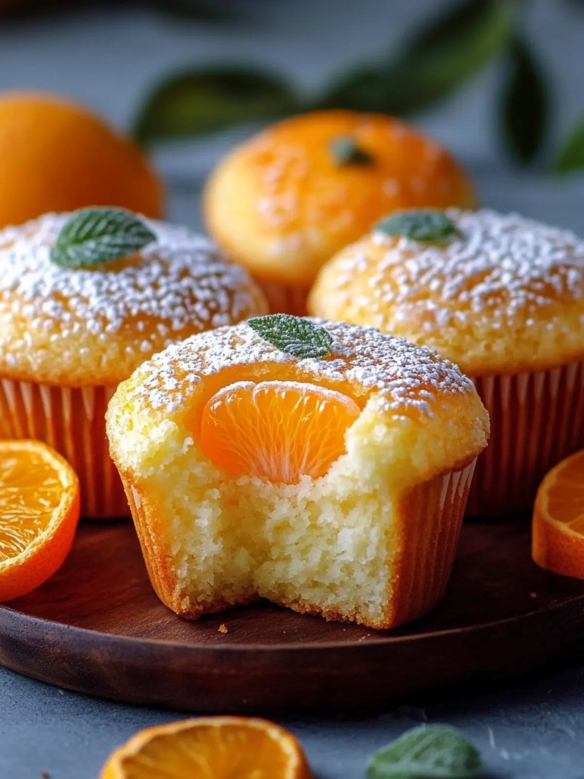 Käsekuchen Muffins Mandarinen