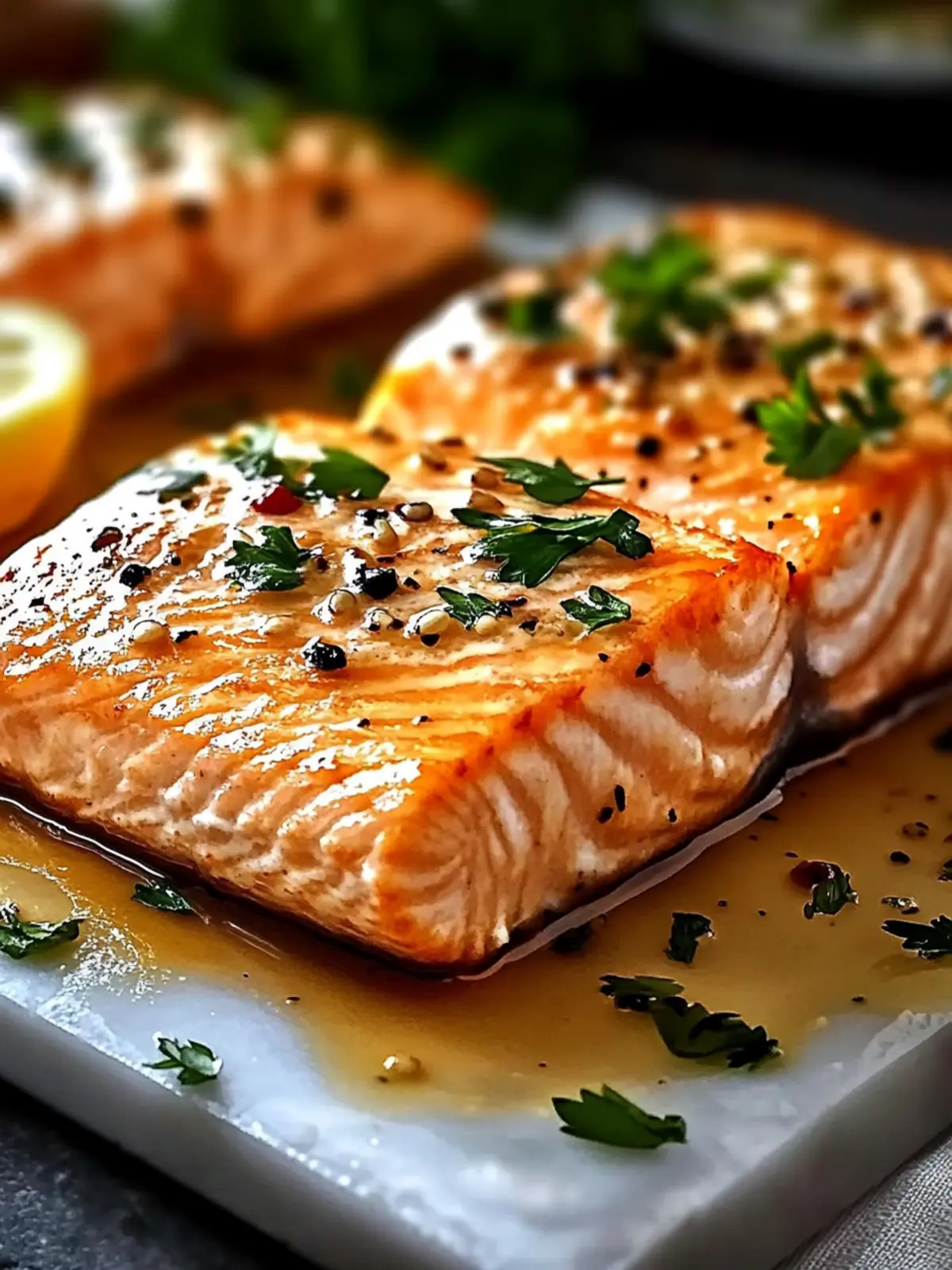 Texas Roadhouse Stil Gebackener Lachs für Zuhause