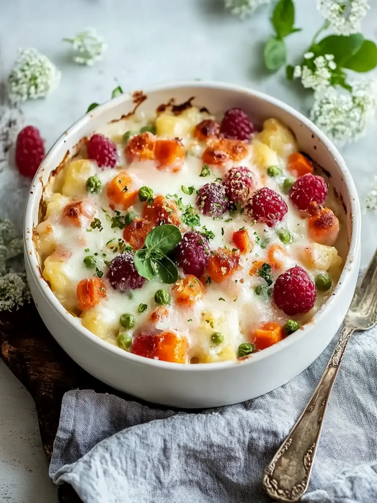 Spätzleauflauf mit Gemüse
