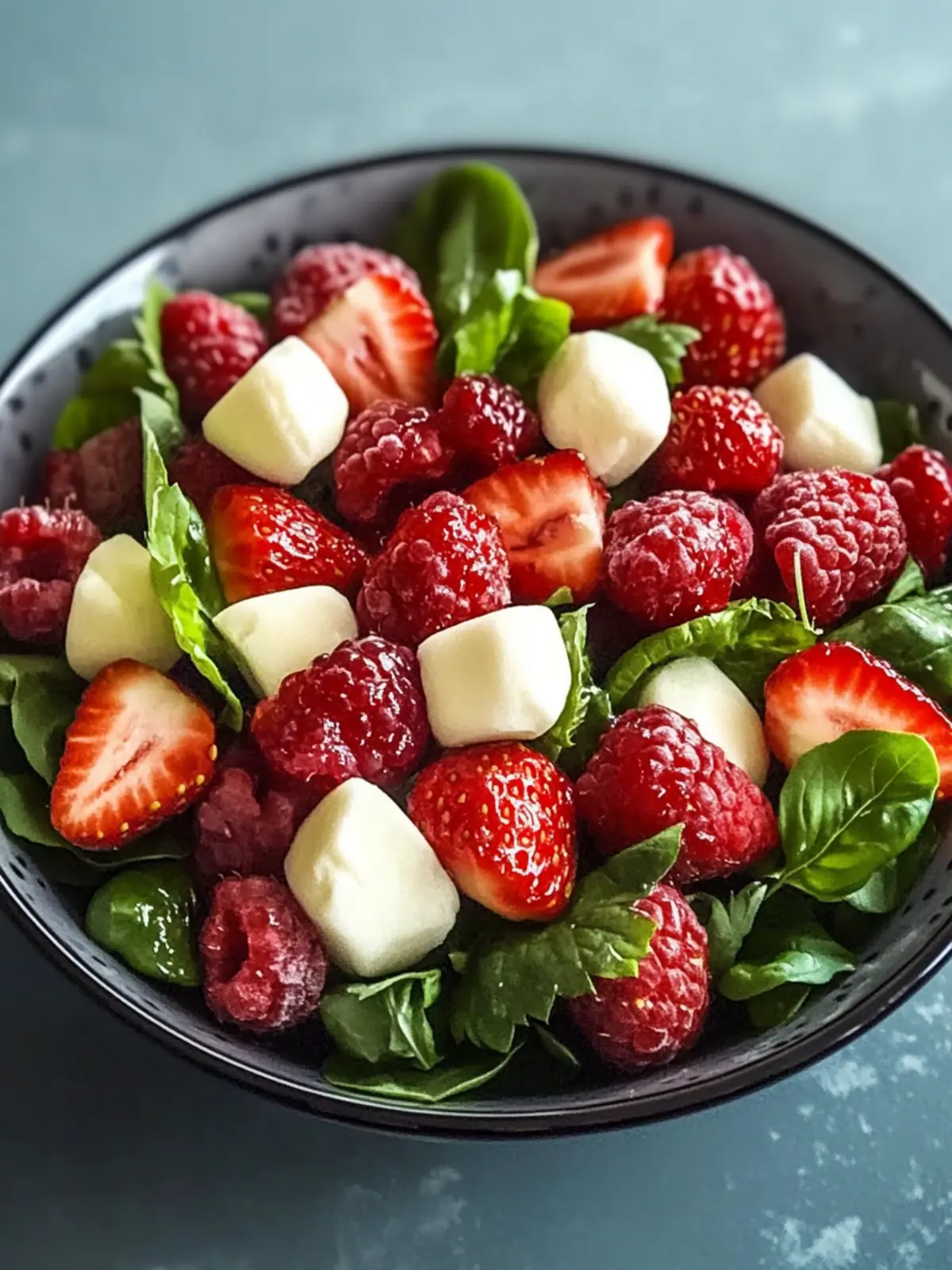 Erdbeer- und Pekannuss-Salat