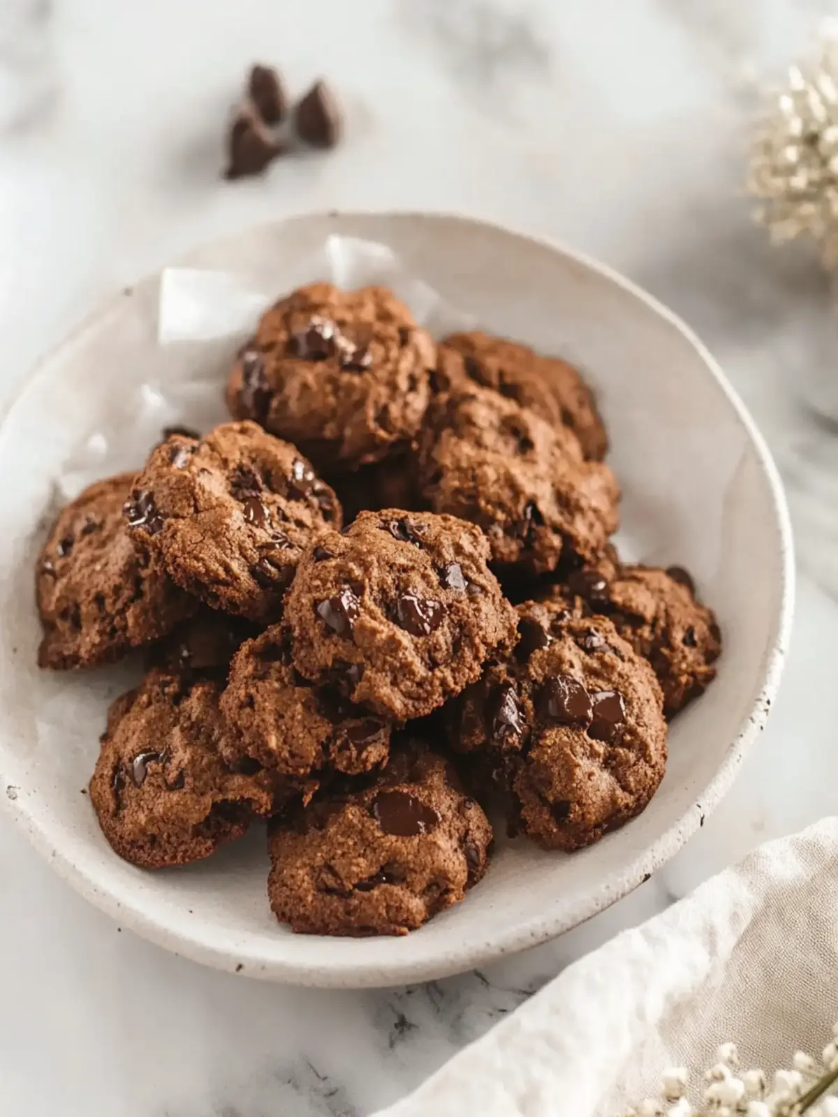 Schnelle Schokokekse