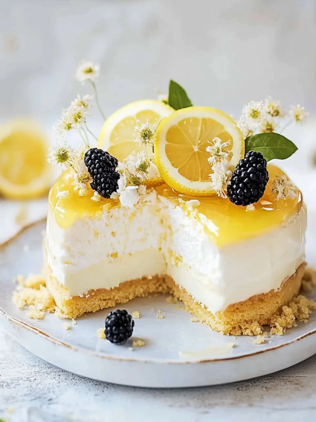 Zitronen-Sauerrahm-Törtchen ohne Backen Ein unglaublich ultimativer Genuss für Ostern