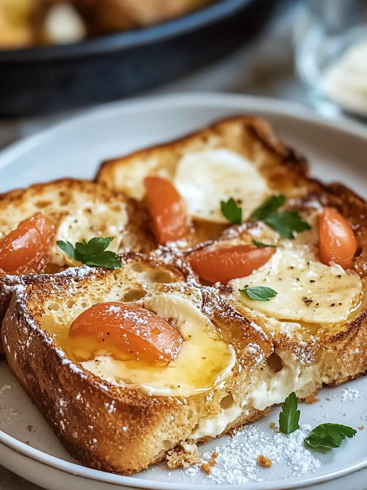 Übernacht Gebackene Französischer Toast Auflauf Rezept