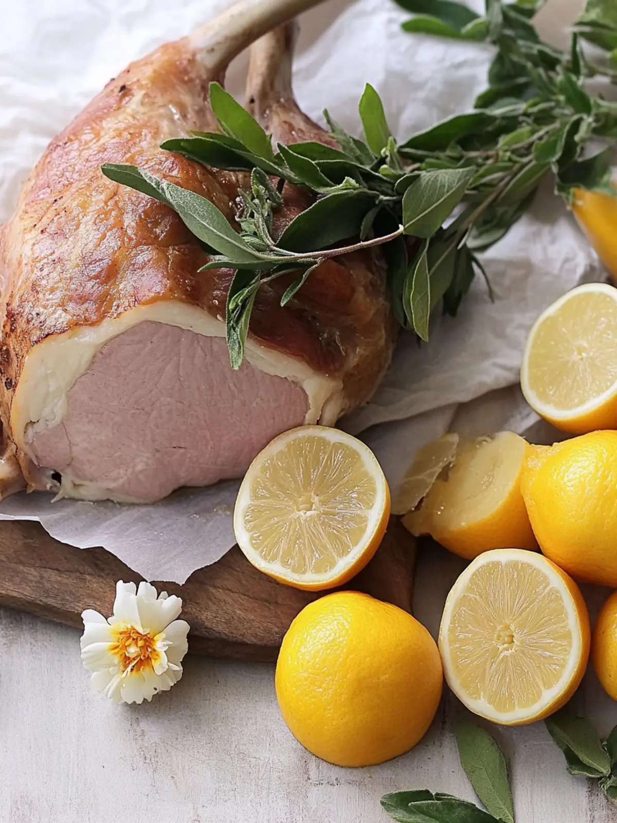 geschmorte Lammkeule