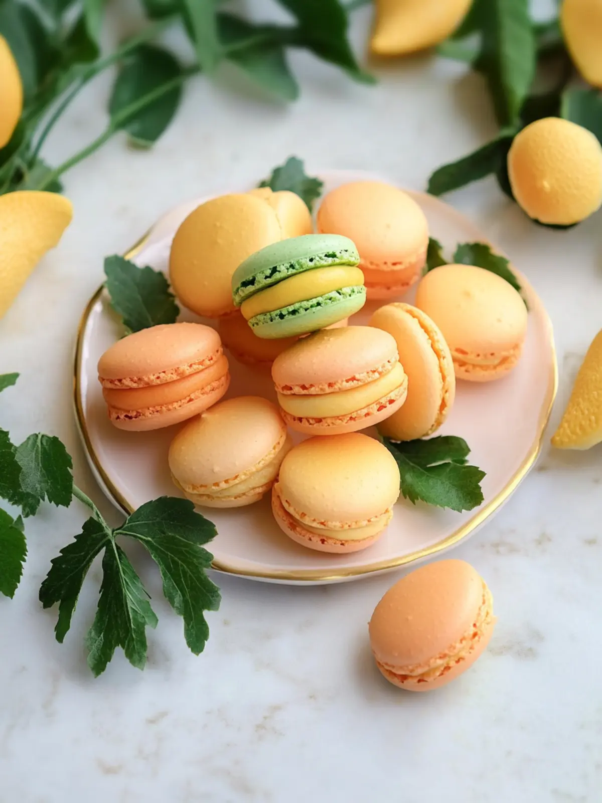 Karotten Macarons