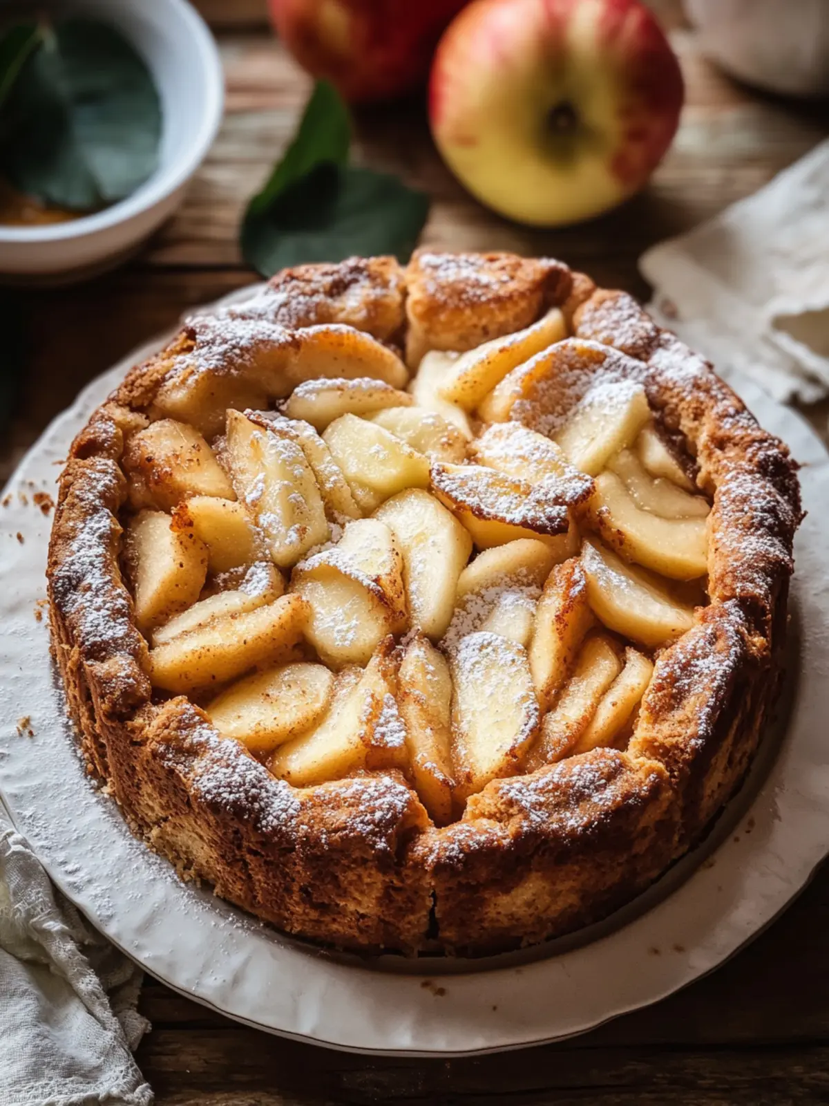 Saftiger Zimtschnecken Apfelkuchen