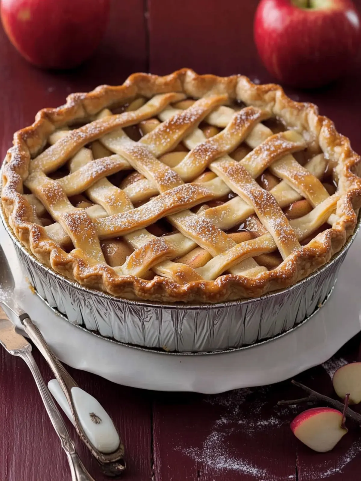 Apfelkuchen mit Karamell