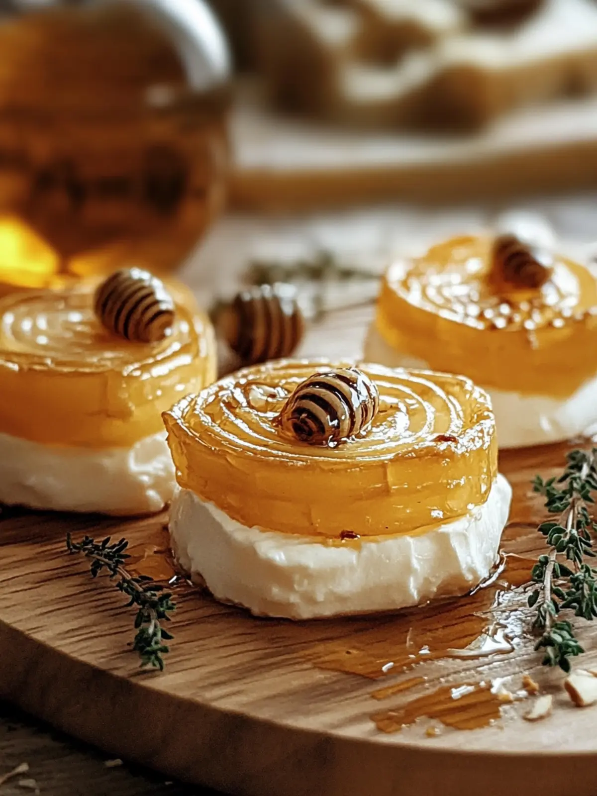 Ziegenkäse und Honig Häppchen für jeden Anlass