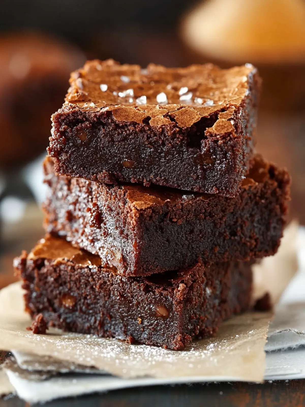 Ultimative fudgy Schokoladen-Brownies