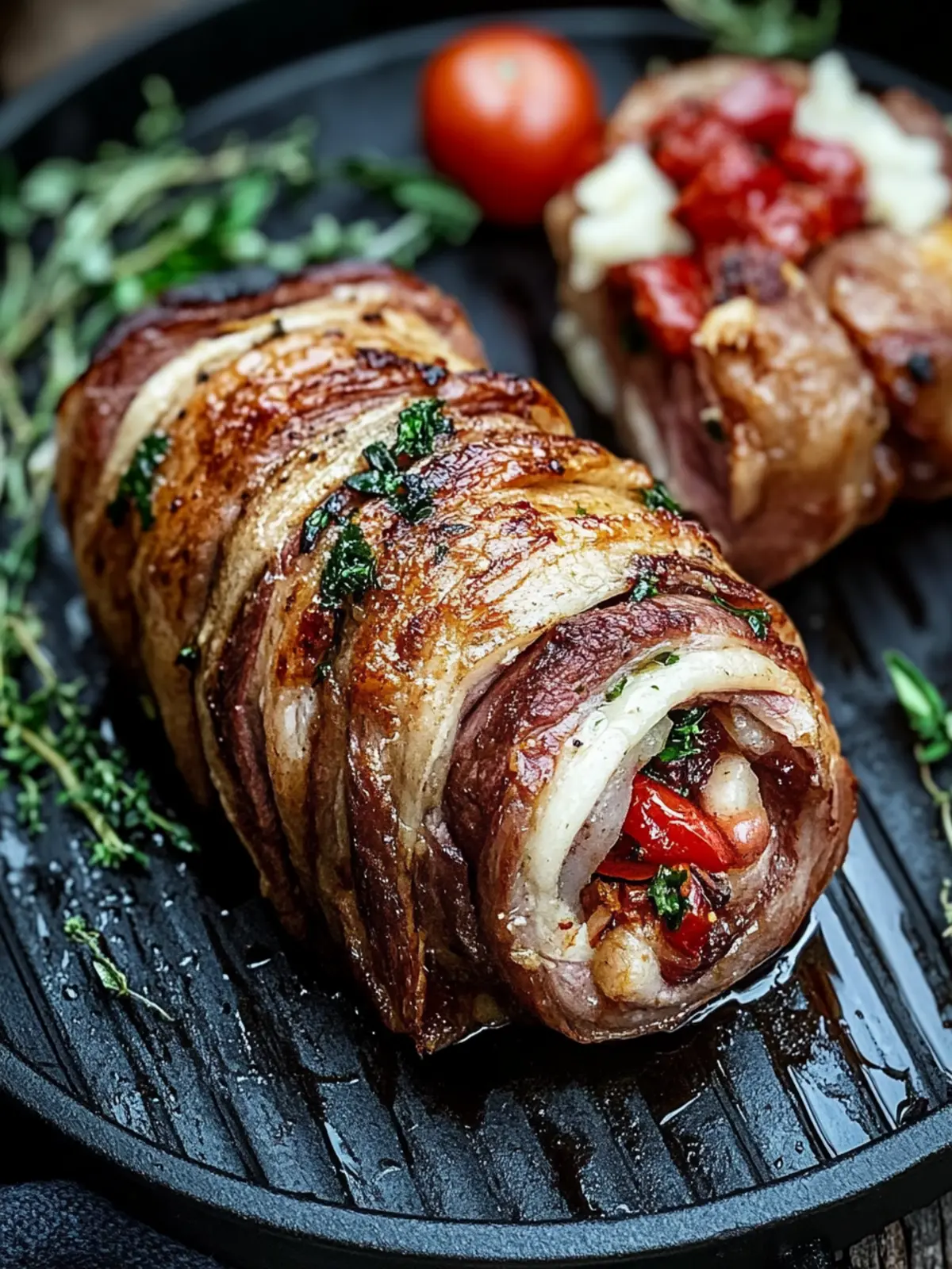 Tender beef roulades with vegetable filling – pure enjoyment