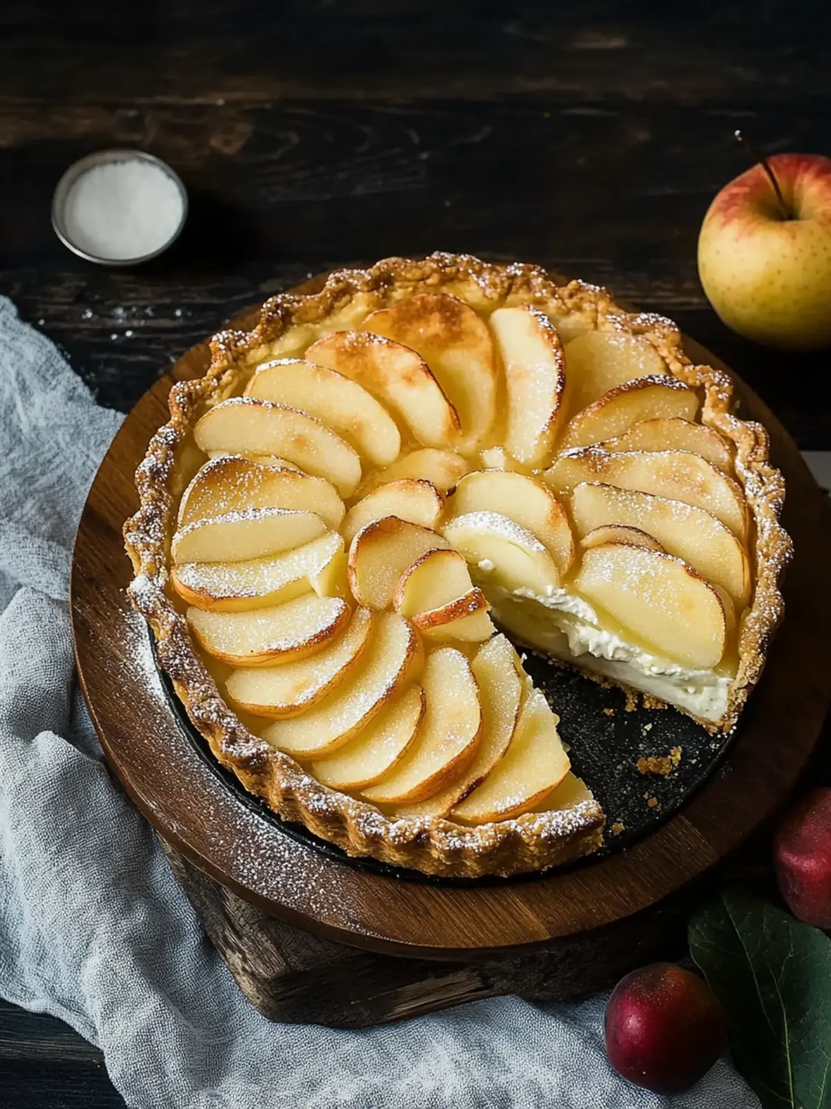 Apfel-Quark-Kuchen