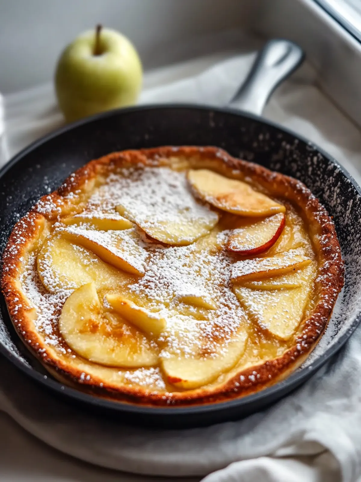 Skillet Apfel-Hafer-Pfannkuchen: Dein gesundes Frühstück
