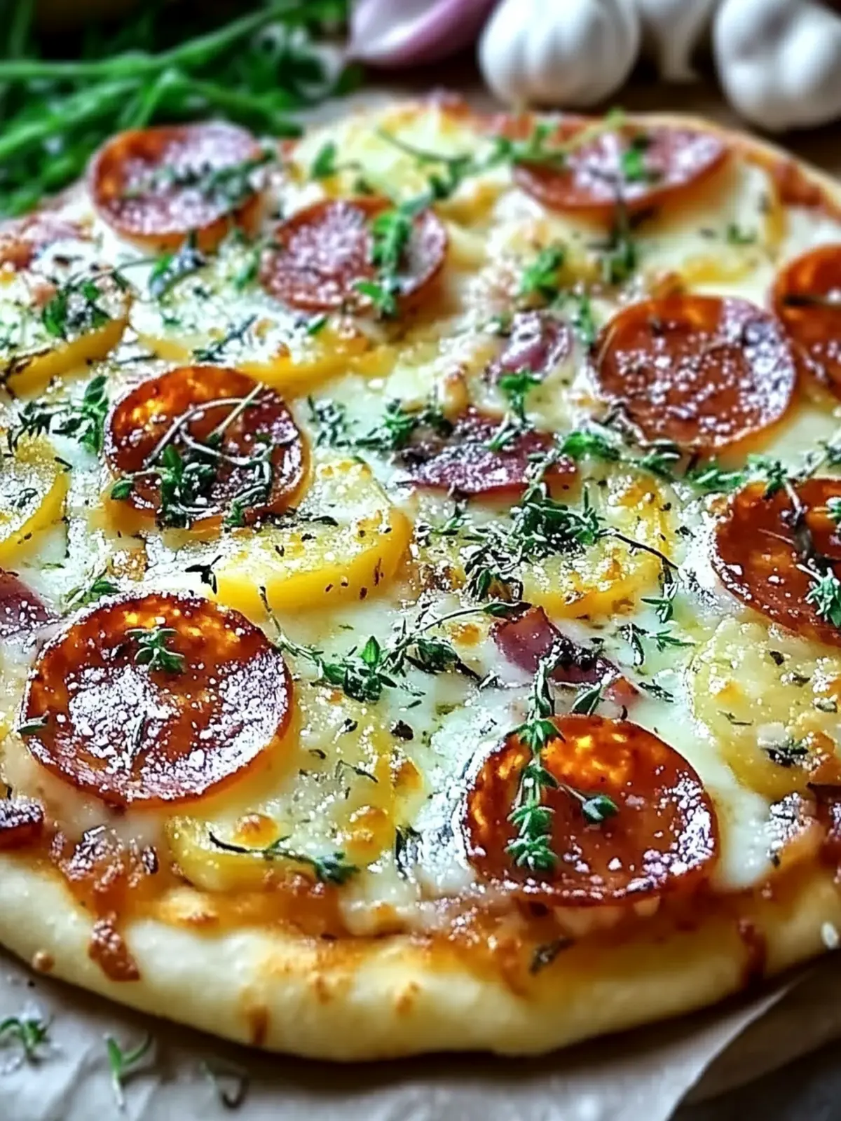 Kartoffelpizza vom Blech