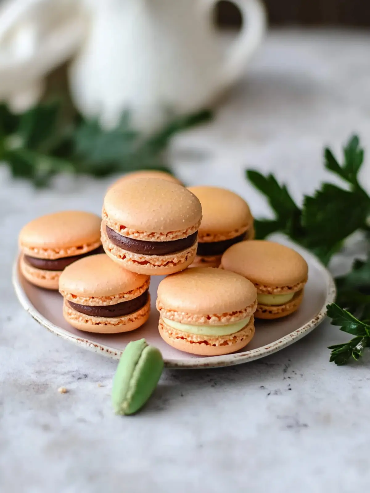 Karotten Macarons