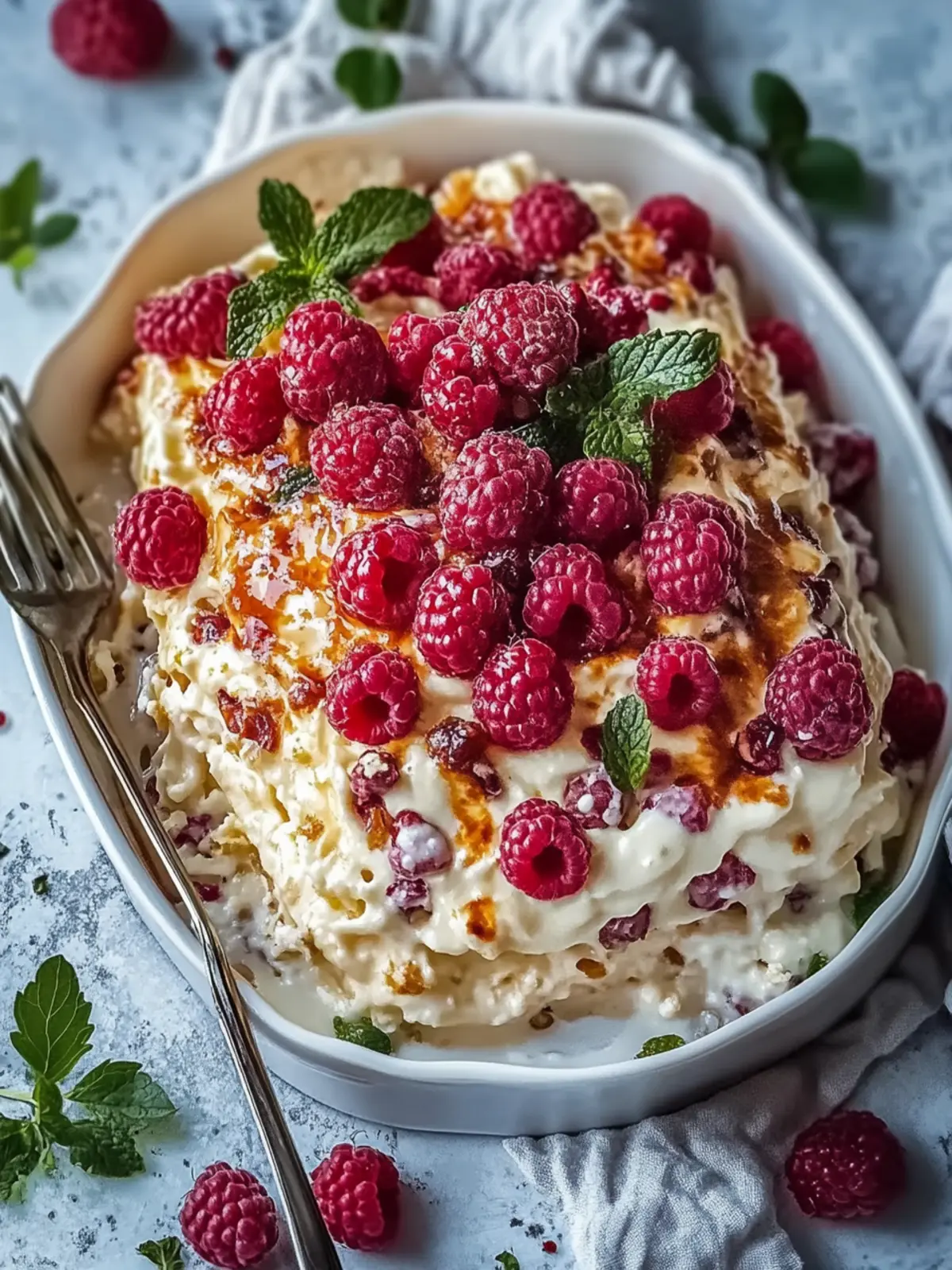 Dump & Bake Cremiger Reis & Hähnchen