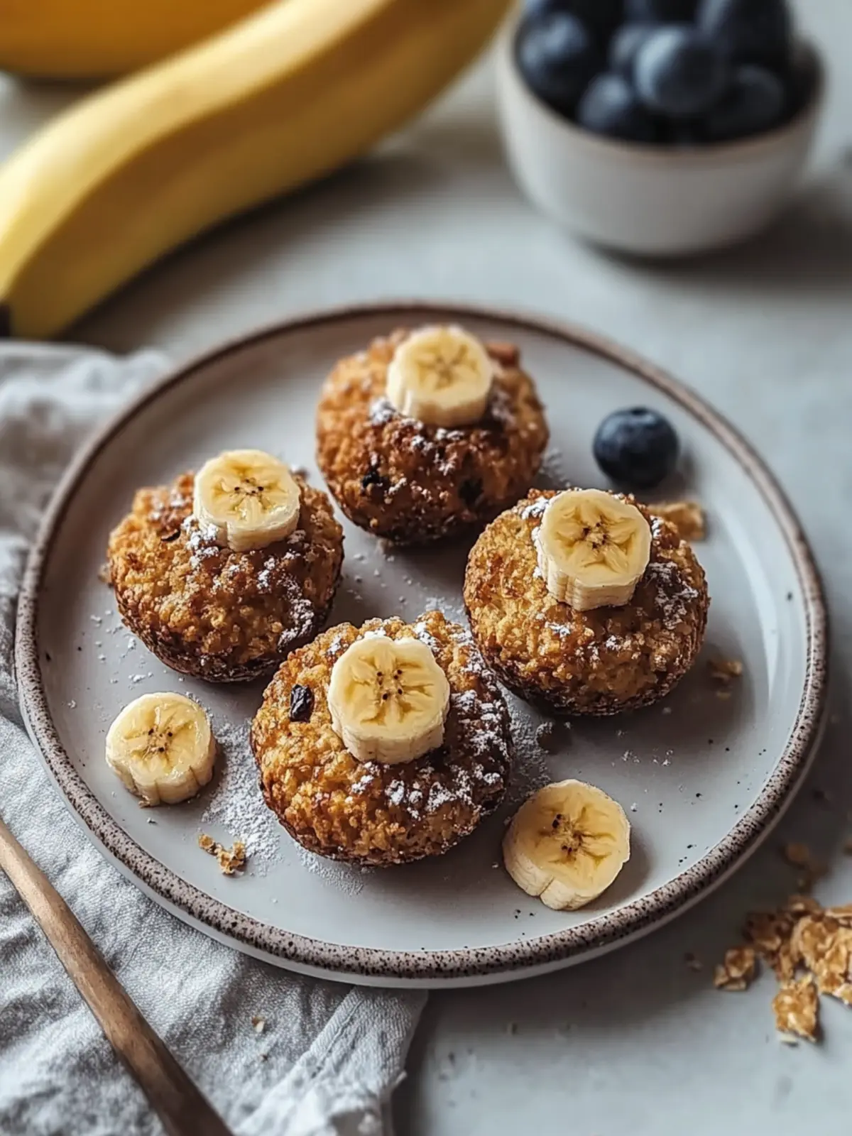 Bananenbrot Hüttenkäse Nuggets